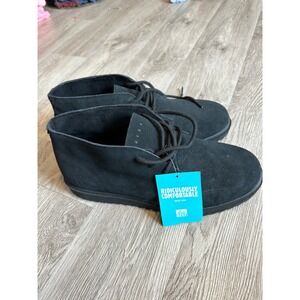 Reef Leucadian Black‎ Suede Chukka Boots Mens Size 13 Shoes Comfort